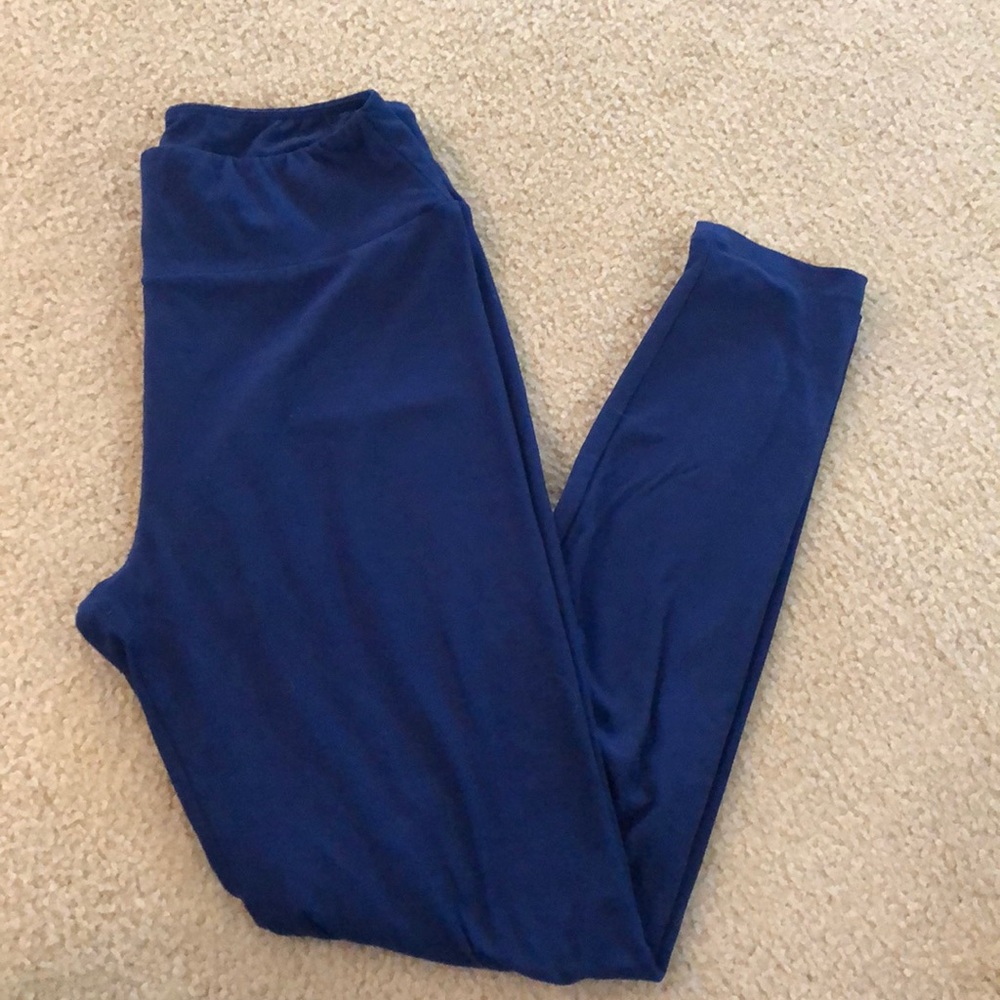 LuLaRoe OS navy leggings
